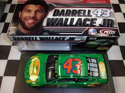 Darrell Wallace Jr #43 Eckrich 2018 Camaro ZL1 Action 1:24 Scala Auto Nascar - Immagine 1 di 4