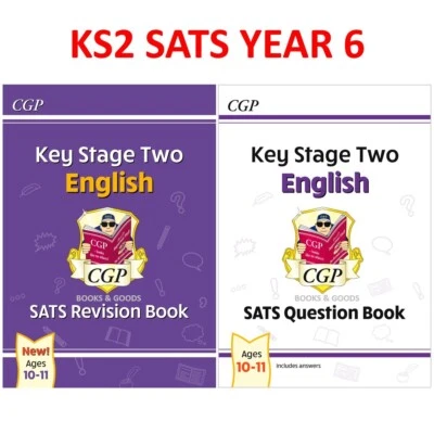 KS2 SATS Year 6 English Revision and Question Books with Answer Ages 10-11 CGP - Image 1 of 4