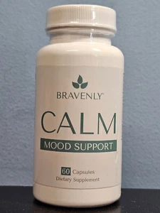 Bravenly Global Calm Mood Support 60 Capsules - New / Sealed! Exp 2/2027 - Picture 1 of 5