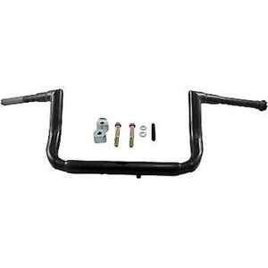 LA Choppers 10" Black 1-1/2" Grande Twin Peaks Handlebars for 99-13 FLHT/FLHX - Picture 1 of 3