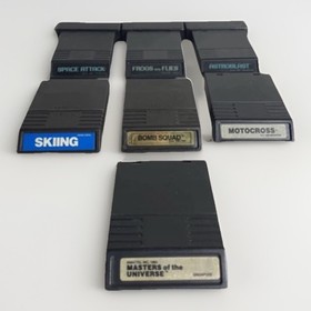 Intellivision Games Lot Of 7 Masters of the Universe, Bomb Squad, Skiing Etc