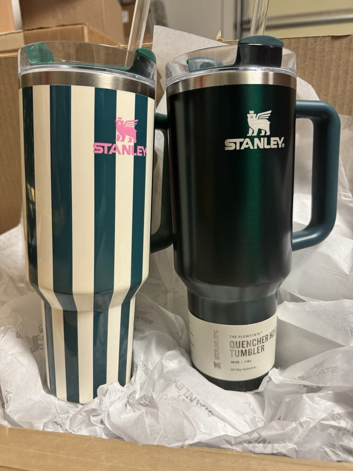 Stanley Quencher H2.0 FlowState Tumbler Whole Foods Exclusive Evergreen Glow 40 - Image 1 of 4