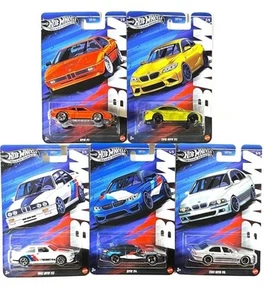🔥2025 Hot Wheels Silver Series Bmw Set 5 Cars Complete Set M5 E39 E36 - Picture 1 of 6