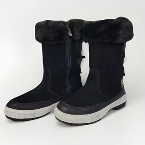 Pajar Kady Waterproof Insulated Plush Cuff Winter Boot Black Sz 5.5/36. New - Picture 1 of 13