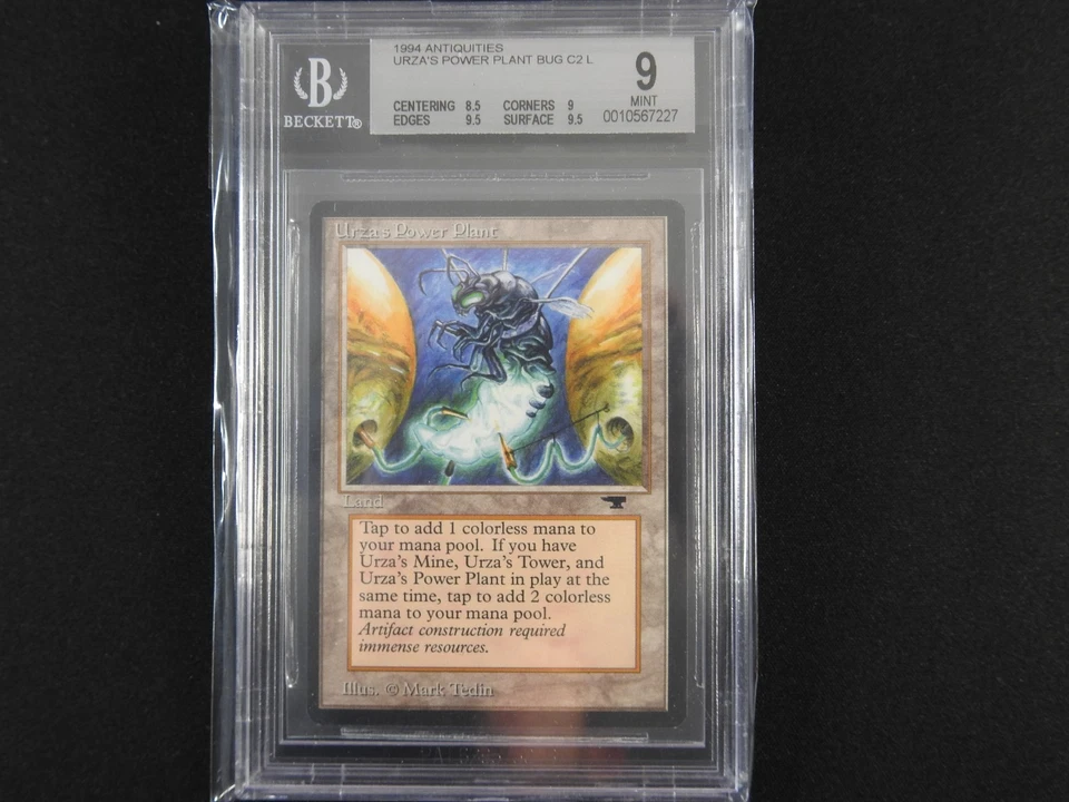Urza's Power Plant (Bug) BGS 9 MINT [Antiquities] Mtg Magic Free Shipping - Image 1 of 2