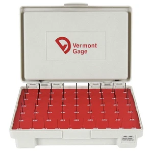VERMONT GAGE 902100100 Black Ox-Coated Pin Gauge Set, Metric 5VUE5 - Picture 1 of 1