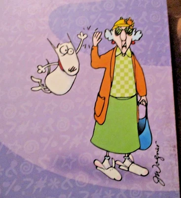 Blank Book Journal MAXINE & FLOYD Hallmark Cards Shoebox Greetings vtg J. Wagner - Image 1 of 4