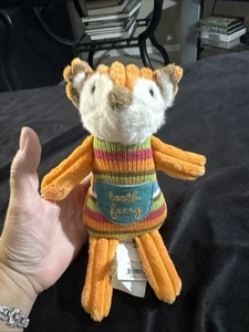 Maison Chic Hada de los Dientes Tejido Peluche 9" Zorro con Bolsillo para Diente Perdido Nuevo con Etiquetas - Imagen 1 de 8