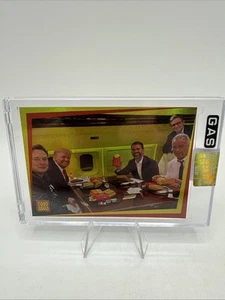Tarjeta de gas de papel aluminio papas fritas doradas Trump, Elon & RFK Jr edición limitada EN MANO - Imagen 1 de 2