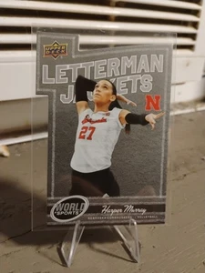 2025 Upper Deck World of Sports - Chaquetas Letterman Harper Murray Rookie SP - Imagen 1 de 2