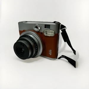 Fujifilm Instax Mini 90 Neo Classic Instant Film Camera Brown W/ Charger TESTED - Picture 1 of 7