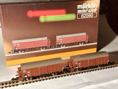 Märklin Miniclub 82560 Track Freight Car Set 2 Pieces DRG Original Packaging New - Image 1 of 4