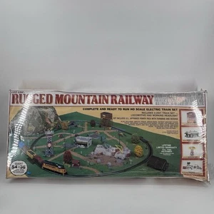 Juego de tren eléctrico Life Like Rugged Mountain Railway escala HO locomotora de 5 unidades - Imagen 1 de 7