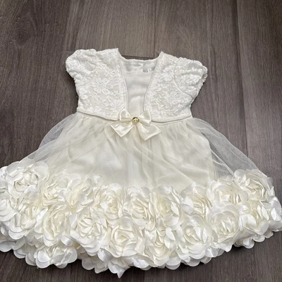 Vestido bebé nannette marfil talla 24 meses Foto 1 de 4