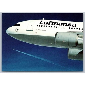 Lufthansa Airbus A310-300 In-Flight Airplane Aviation Airline Issue Postcard - Picture 1 of 2