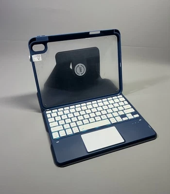 Folio Keyboard Cover Stand 7 Colori Retroilluminato Custodia Staccabile per iPad A16 10.9/11" - Immagine 1 di 4