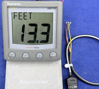 Raymarine ST60+ Depth SeaTalk Instrument Display A22002-P / A22010-P - Image 1 of 4