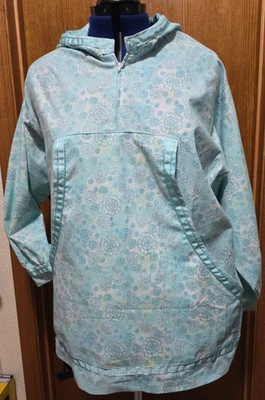 Alaska Native Kuspuk - Capucha Forrada / Bolsillo Frontal / Cremallera 1/4, Talla Grande Foto 1 de 4