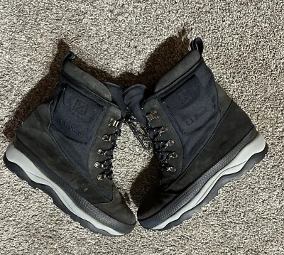 LL Bean Niños Botas de Senderismo/Invierno Azul/Negro Bota de Bolsillo Aislada Talla 8 Foto 1 de 4