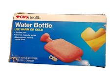 CVS Health Warm Cold Water Bottle Rubber Bag Warm Relaxing Heat Cold Therapy