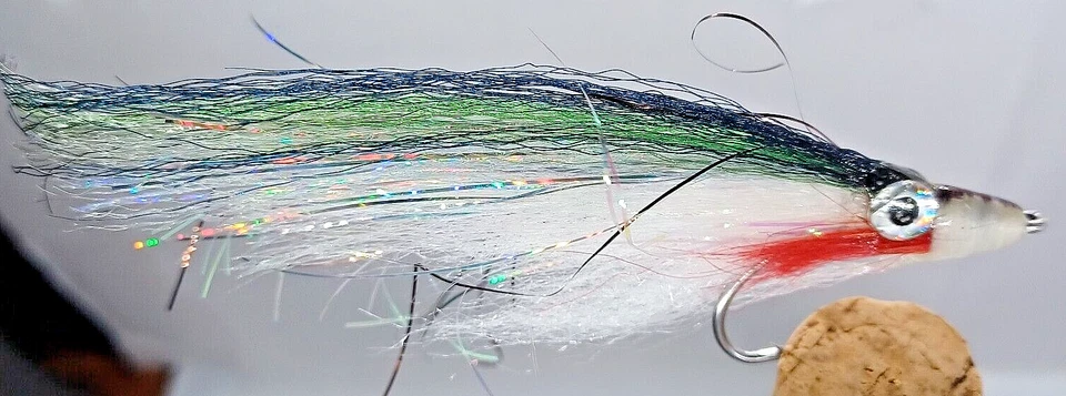 Vintage Fly Fishing Lure Streamer Fly 4" inch - Image 1 of 1
