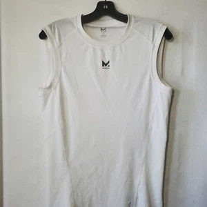 Mission Vapor Active Mens Large Muscle Top Sleeveless White  - Picture 1 of 11