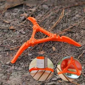 Trípode universal plegable estufa soporte bote de gas muelle para camping al aire libre - Imagen 1 de 17