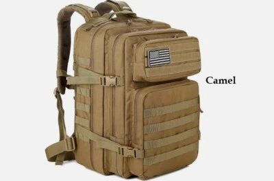 Mochila militar táctica grande 45L mochila impermeable senderismo mochila portátil Foto 1 de 4