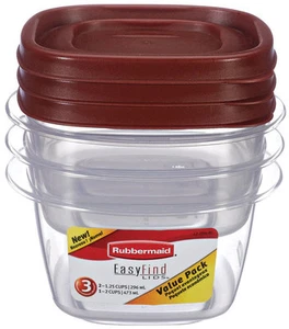 Rubbermaid  Easy Find Lids  Assorted  Food Storage Container  6 pc. - Picture 1 of 1