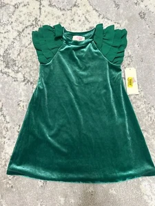 Christmas Green Dress For Girls Size 4 - Picture 1 of 2