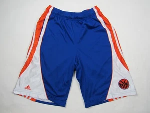 adidas New York Knicks 2011-12 Season Lined Team Shorts Sz M Athletic Basketball - Picture 1 of 15