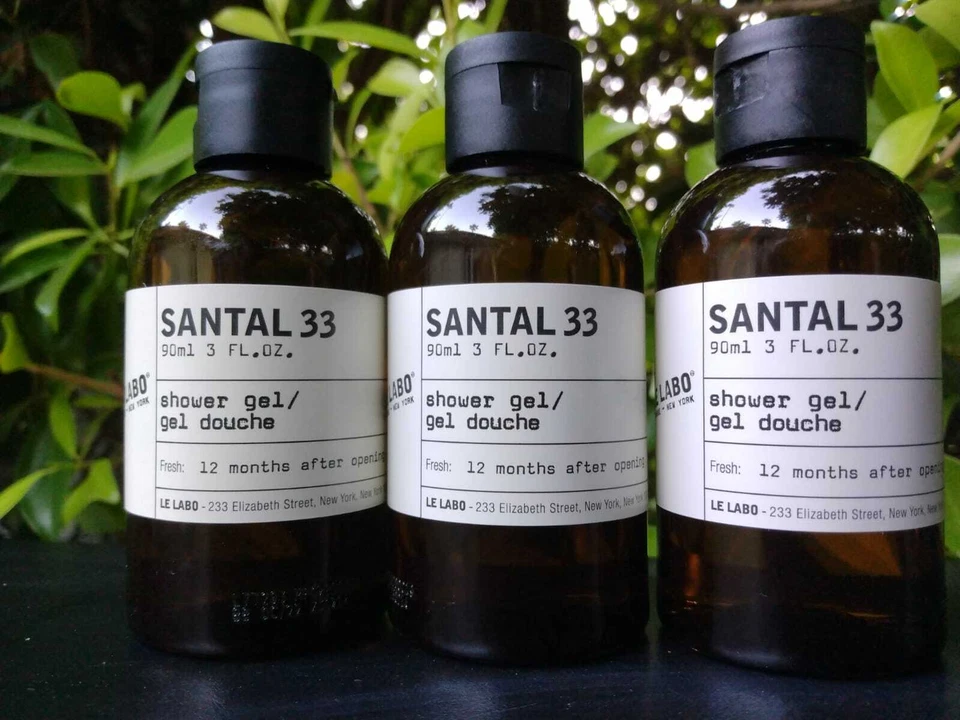 LE LABO SANTAL 33 SHOWER GEL LOT OF 3 EACH 3oz  - Image 1 of 1