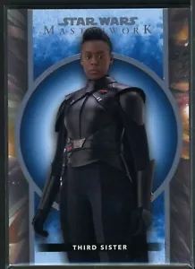 2022 Topps Star Wars Obra Maestra Azul Paralelo 66 Tercera Hermana Reva Sevander - Imagen 1 de 2