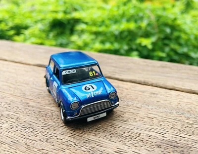 Tiny Hong Kong Mini Cooper Racing #61 Blue - Image 1 of 4
