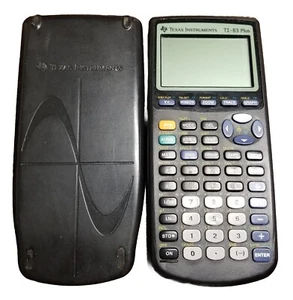 Calculadora gráfica Texas Instruments TI-83 Plus PROBADA con cubierta - Imagen 1 de 10