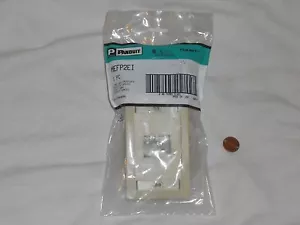 NUEVO Panduit MEFP2EI MOD-COM Conector de Pared Placa Facial Salida Cubierta 2 Espacios HECHO EN EE. UU. - Imagen 1 de 8