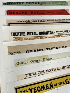 Set of 12 Reproduction Vintage Posters from the Gaslight Theater (Complete Set) - Picture 1 of 14