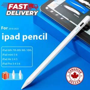 Apple iPad Stylus Pen with Palm Rejection Active Pencil for iPad 6-10 Gen - Picture 1 of 6