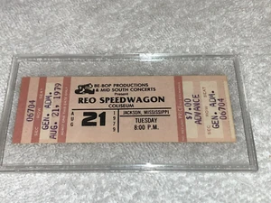 Boleto de concierto REO SPEEDWAGON 1979 JACKSON MISSISSIPPI COLISEUM Kevin Cronin - Imagen 1 de 5