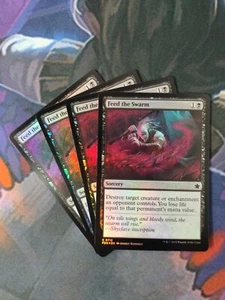 Feed the Swarm x 4 - Foil | Foundations | NM | MTG - Picture 1 of 1