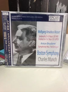 Munch MOZART: Symphonien 31, 41 / BRUCKNER: SYMPHZ 7 - 2 CDs Japan Neu - Bild 1 von 2