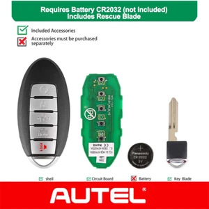 Autel iKey Universal Smart Key Premium Style 5 Button IKEYNS5TPR For Nissan - Picture 1 of 10