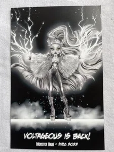 "Póster promocional original MONSTER ALTO VOLTAJE - 11""x17"" D/S SDCC 2022 COMO NUEVO" Raro - Imagen 1 de 2