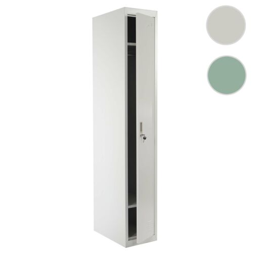 Spind Boston, Kleiderspind Umkleideschrank Personalschrank, 180x30x50cm nach ASR