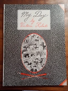 My Day by Victoria Roberts Hardcover 1984 Literary Wit Satire Cartoons  - Imagen 1 de 4