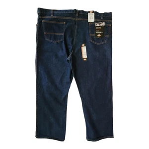 Dickies Work Jean Men's Size 50 X 32 Big & Tall Regular Fit Dark Wash Denim NWT - Picture 1 of 11