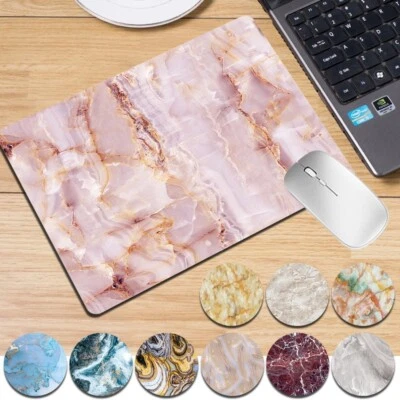 UK Black Fabric Mouse Mat Pad High Quality 5mm Thick Non Slip Foam 25cm x 21cm - Image 1 of 4