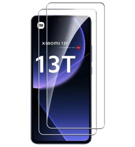 Safety Glass for Xiaomi 13T 5G Screen Protector Foil 9H Tempered 2 Piece - Zdjęcie 1 z 6