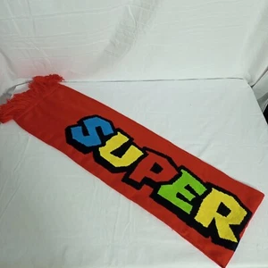 Super Mario Brothers Scarf 2016 Nintendo Mario Red Winter  Free Postage - Picture 1 of 6