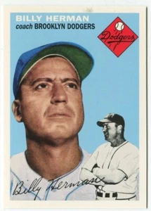 1995 Topps Archives #70 '54T #86 Billy Herman Brooklyn Dodgers - Picture 1 of 2
